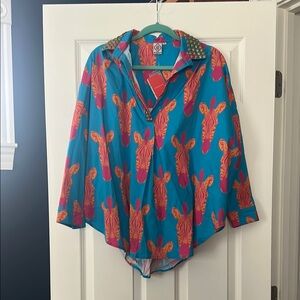 Sheridan French Tunic - Giraffe- with 3/4 Sleeves